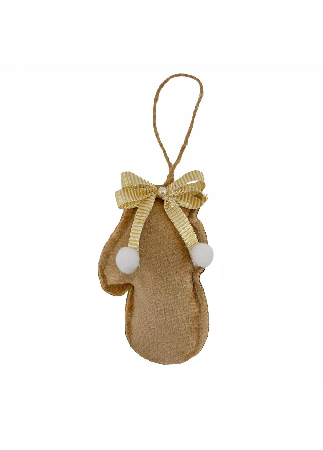 Украшение новогоднее Мягкая игрушка Перчатка №7 9x12x3 см MIS LT (365627685)