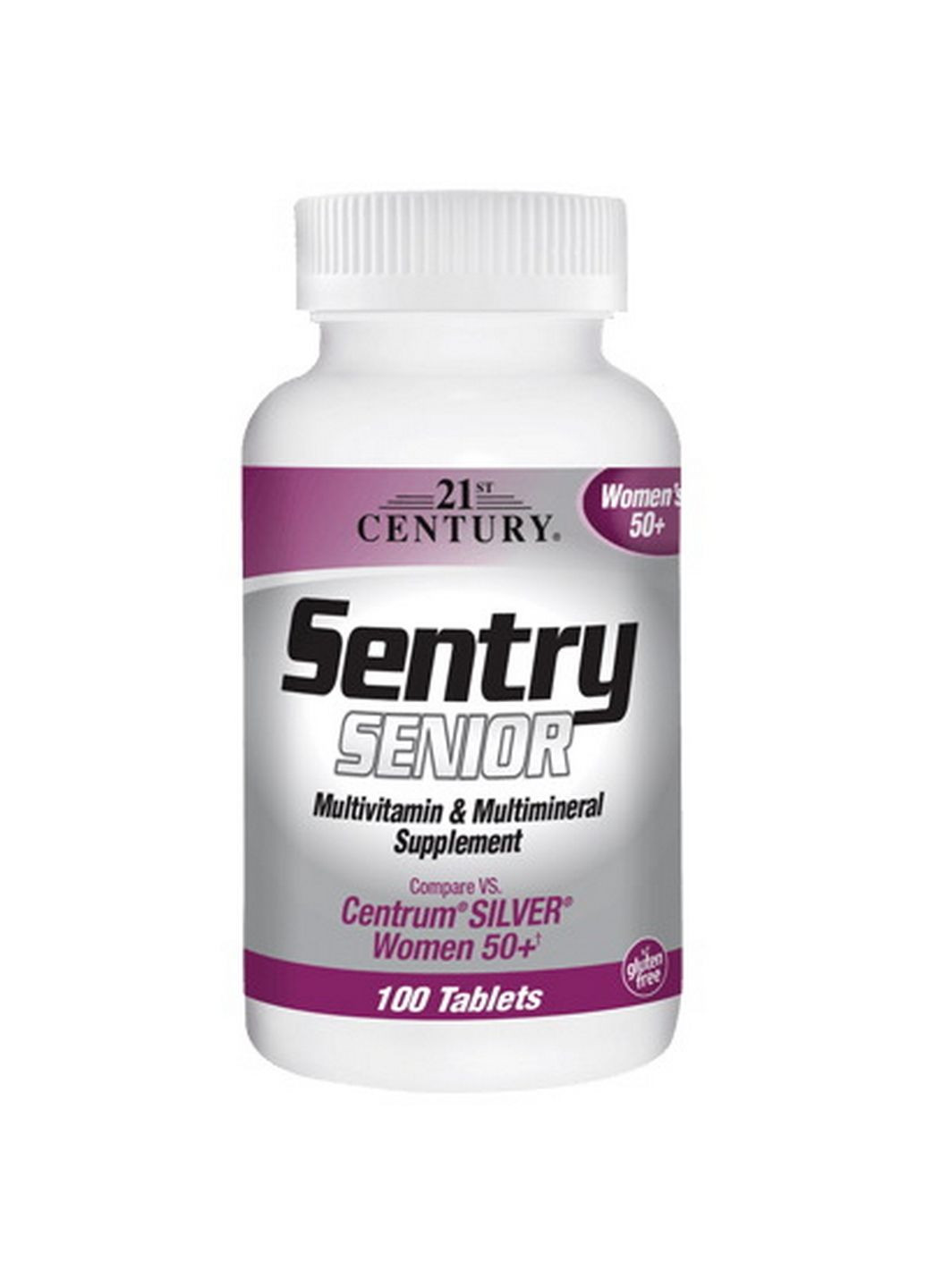 Вітаміни та мінерали Sentry Senior Womens 50+, 100 таблеток 21st Century (293418082)