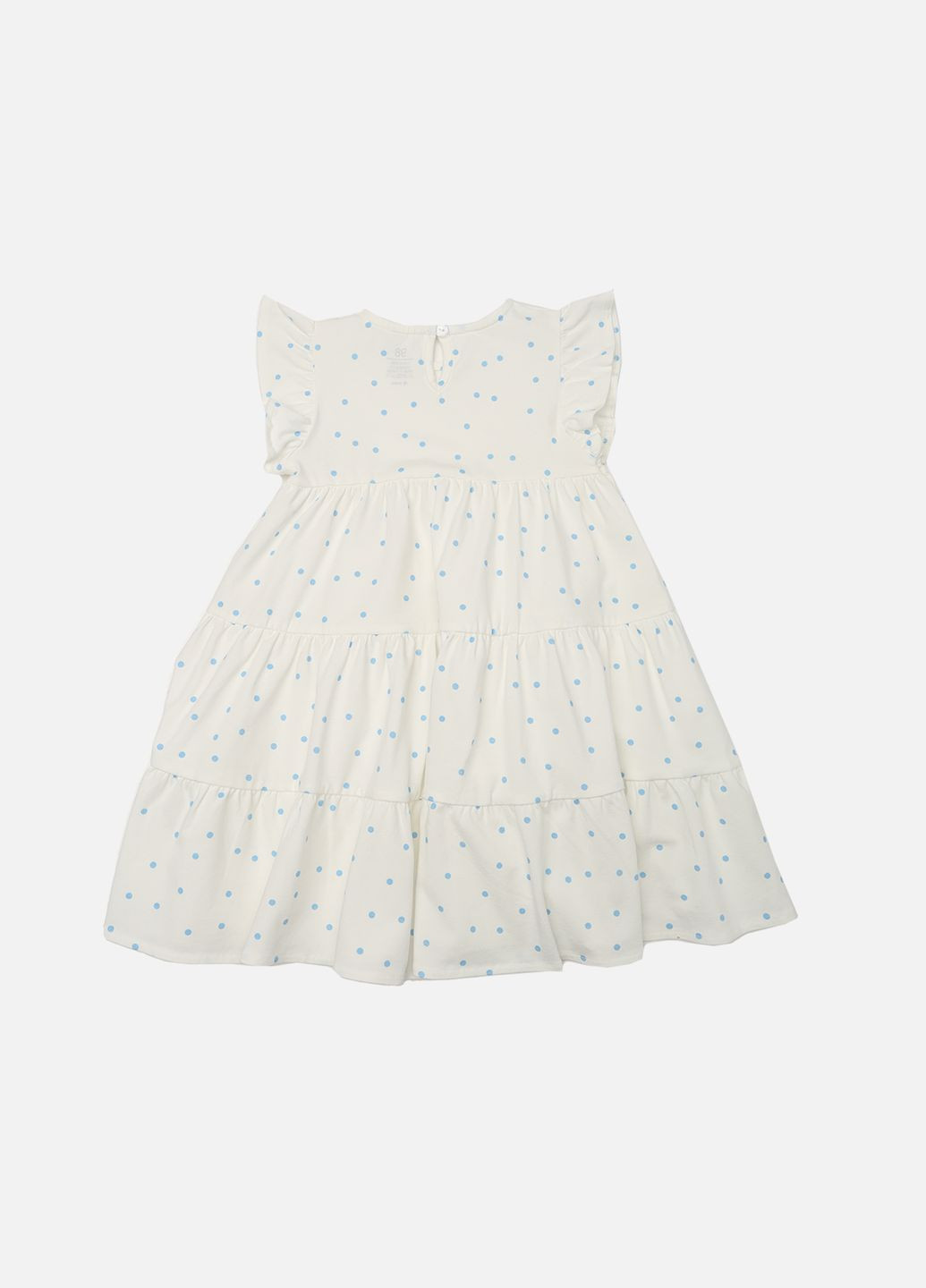 Молочна сукня вільного крою для дівчинки колір молочний цб-00271780 Yuki (323821371)