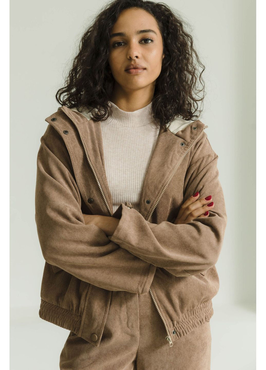 Коричнева демісезонна куртка 2135-1.5613 Seventeen