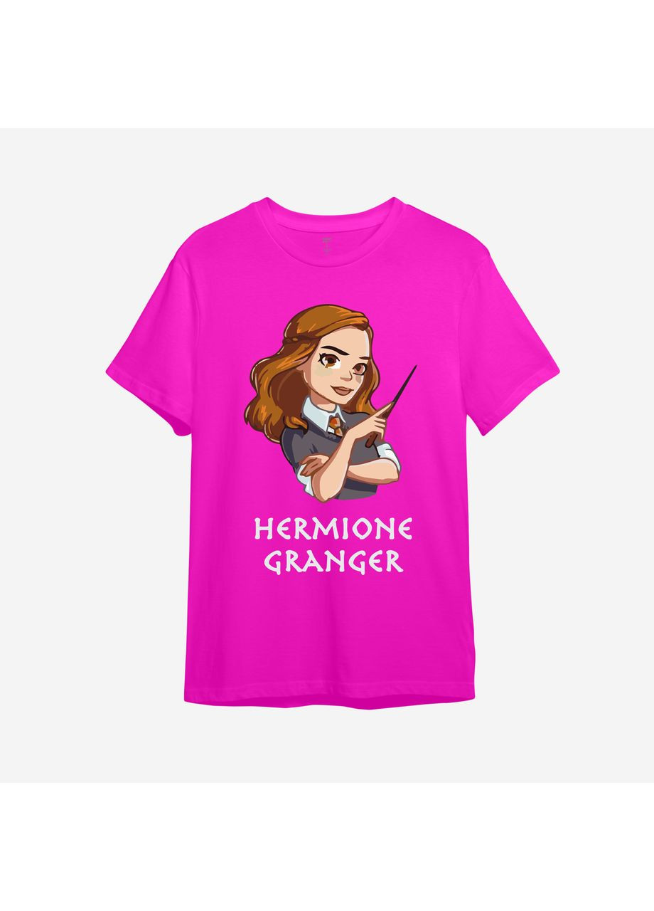 Розовая демисезонная детская футболка с принтом "hermione granger". гарри поттер (10016588814) ТiШОТКА