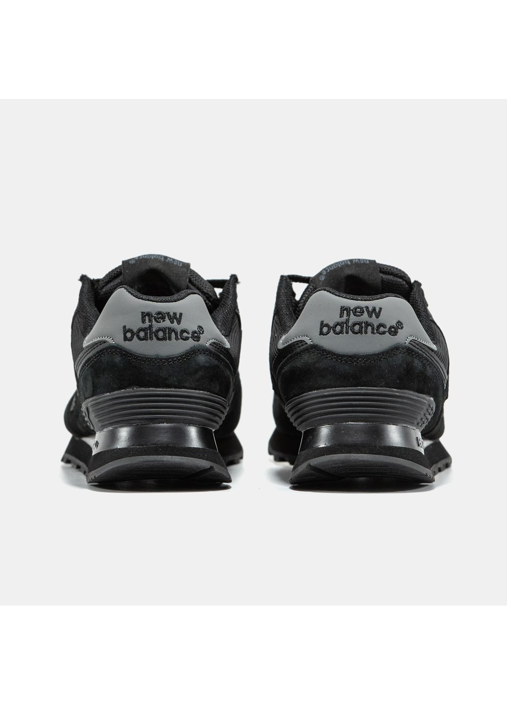 Кросівки жіночі New Balance 574 Black | Нью Беланс 574 чорні No Brand чорні демісезони (367086398)