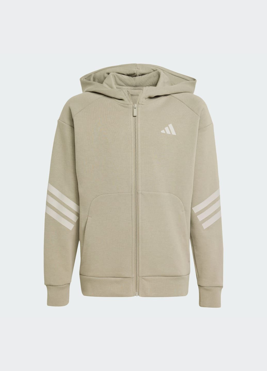 Олимпийка Future Icons 3-Stripes Full-Zip Hooded Kids adidas (362575901)