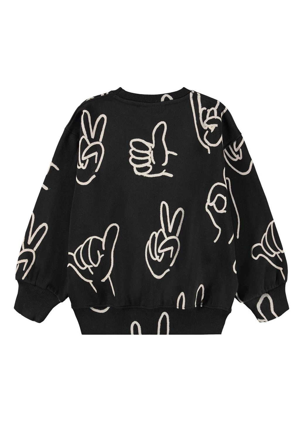 Molo світшот monti drawn hands,, розмір (6w25j204.9456) чорний