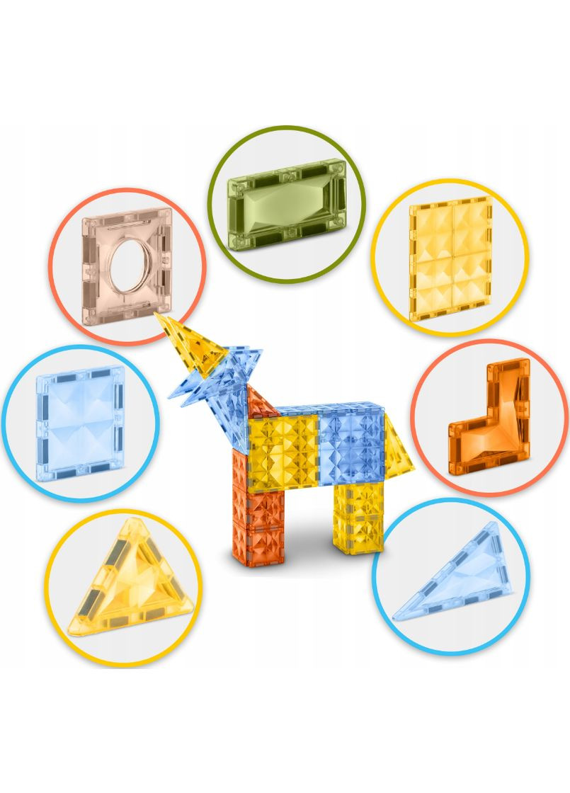 Магнитный конструктор 78шт. (Польша) Ricokids (344573541)