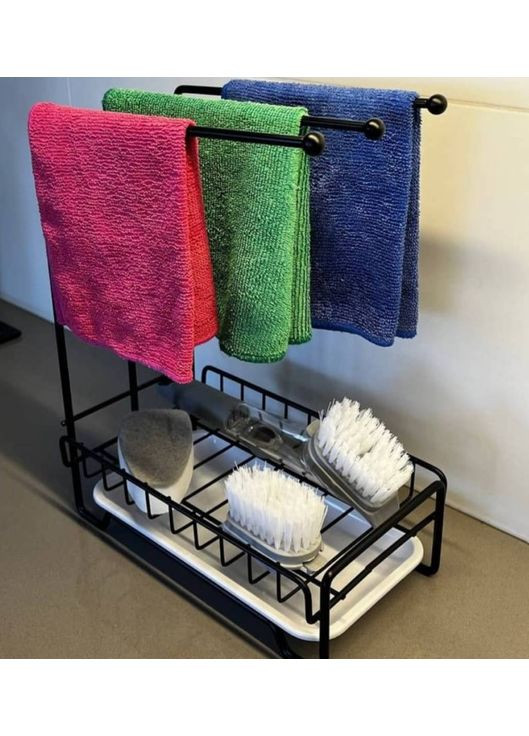 Тримач для мийки для кухні та ванної Органайзер для губок і ганчірок для кухонного приладдя No Brand (315633124)
