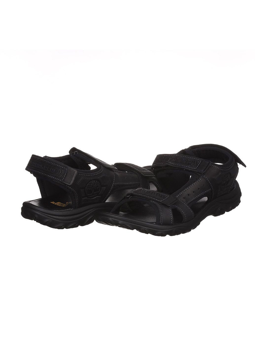 Повседневные мужские сандали из кожи 10а1 Andante на липучке