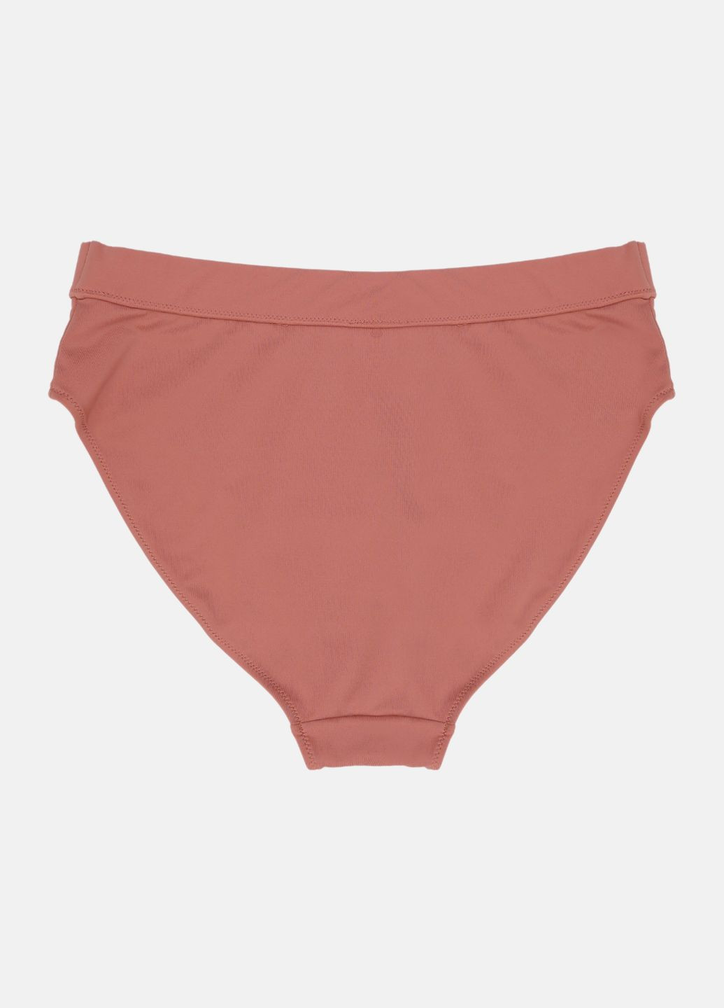 Коричневые купальные трусики-плавки однотонные H&M