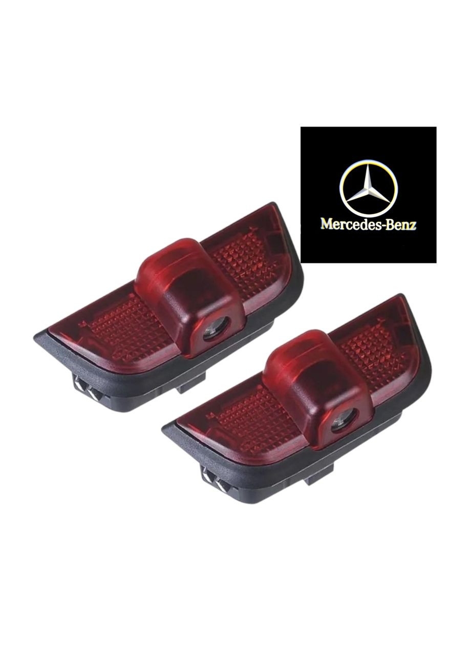 Світлодіодне штатне підсвічування на дверях автомобіля з логотипом Mercedes C class Mercedes-Benz (331017538)