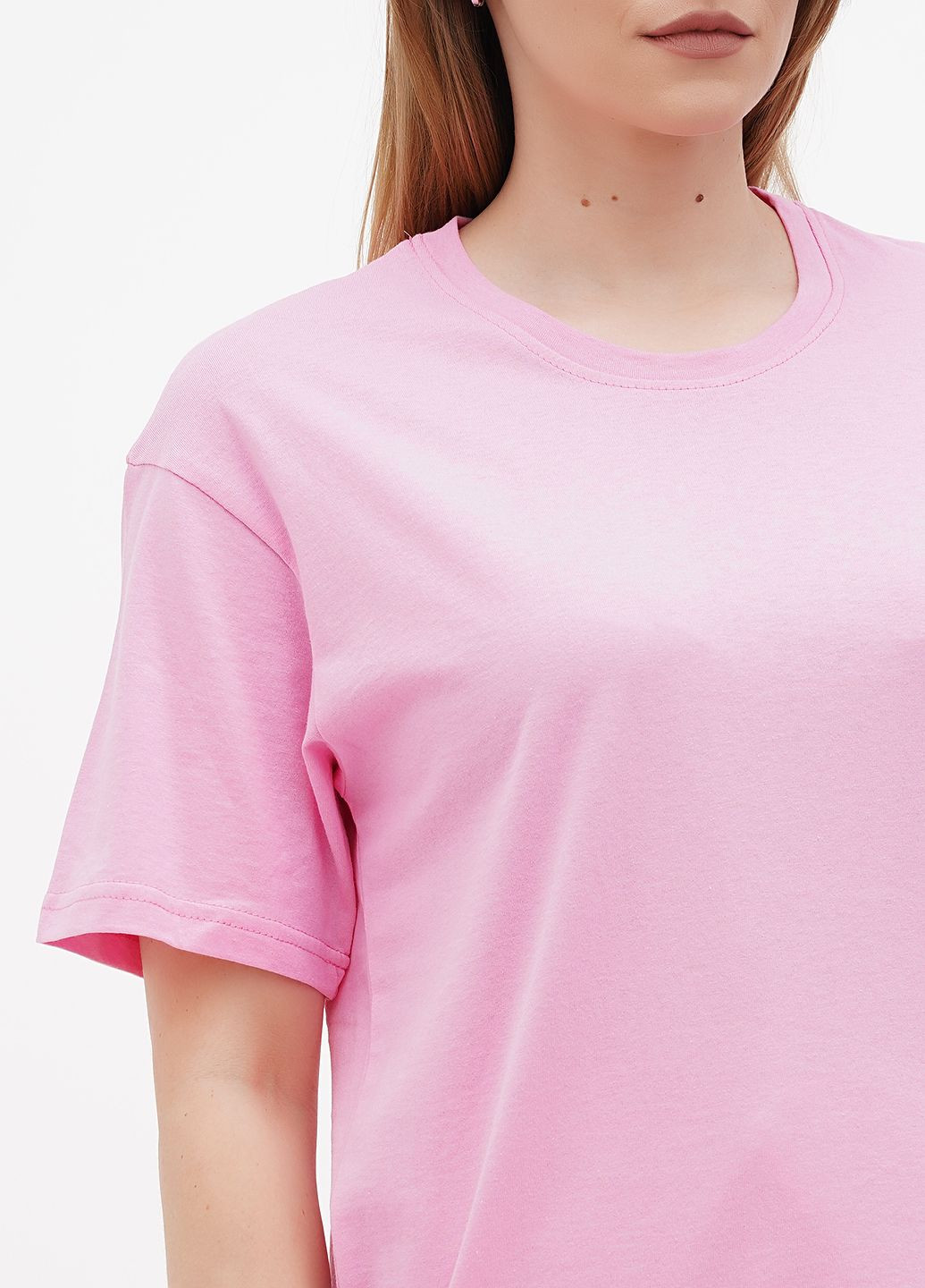 Женская футболка оверсайз с круглой горловиной (hb446456) HiBrand - (347767386)