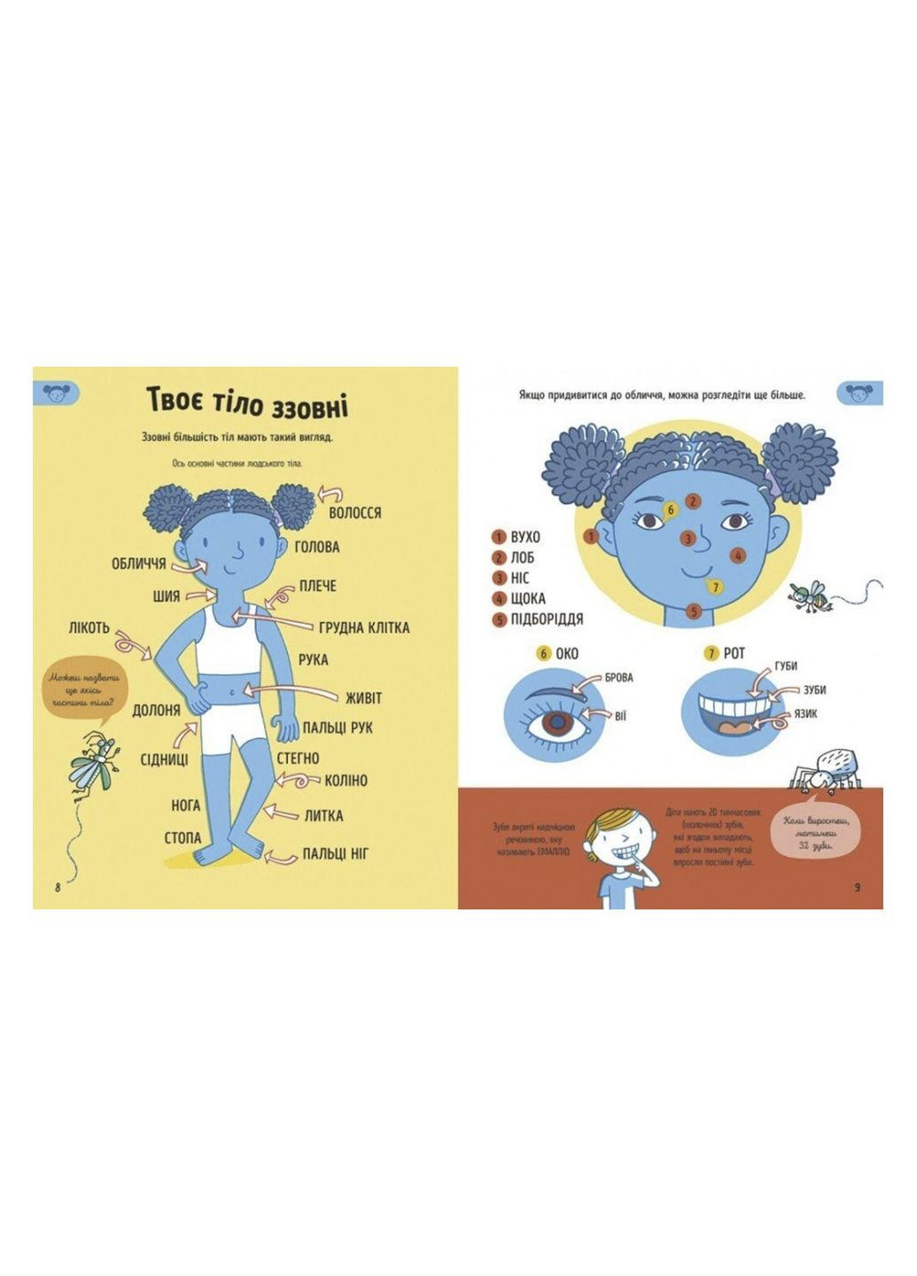 Книга «Усе, що варто знати про своє тіло до 7 років» колір різнокольоровий CB-00283491 РАНОК (353835454)