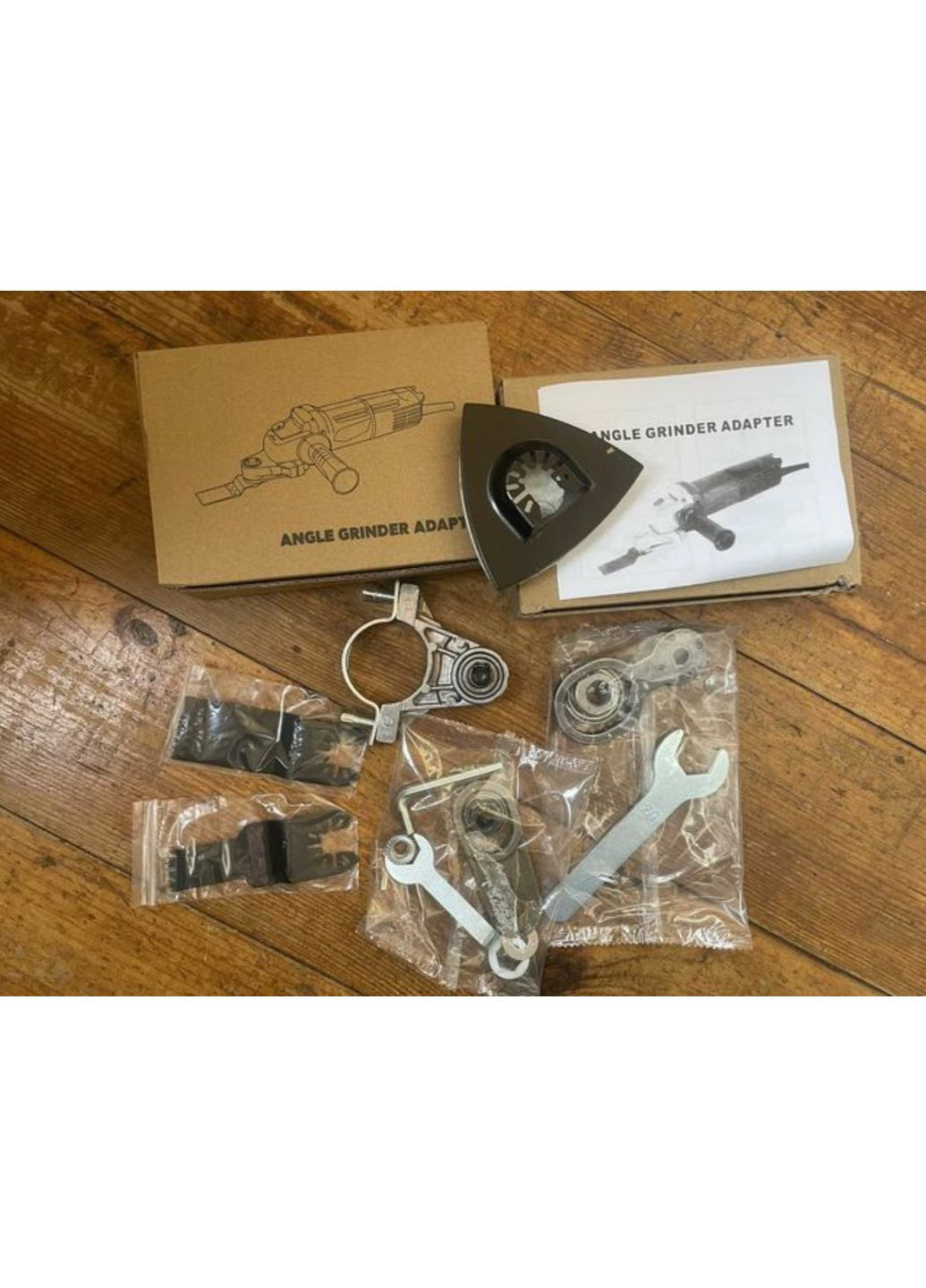 Насадка реноватор на болгарку, диск 110-115 мм + насадки для шліфування / Реноватор на УШМ No Brand (366547302)