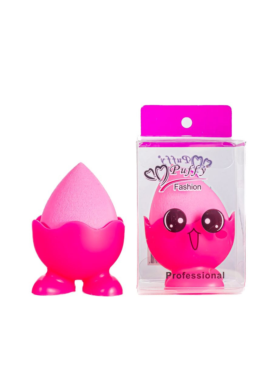 Спонж для нанесения макияжа Puffy капля на силиконовой подставке Kika (338426833)