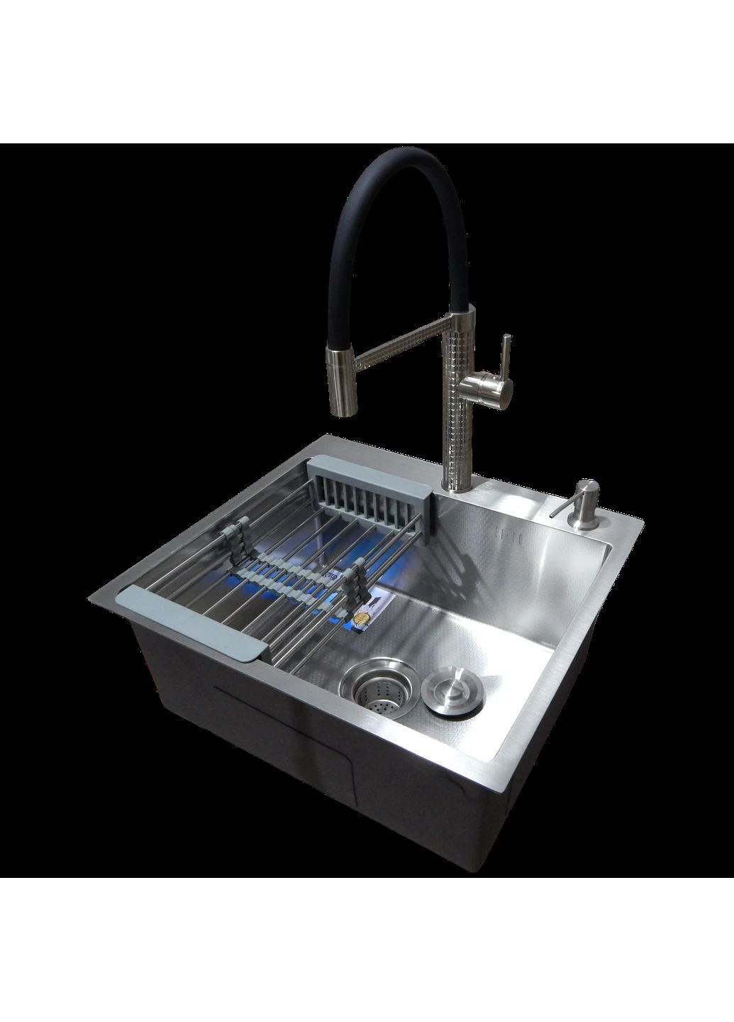 Комплект кухонной мойки KRF 5050 decor (3.0/1.0 мм) Kraft (372130575)