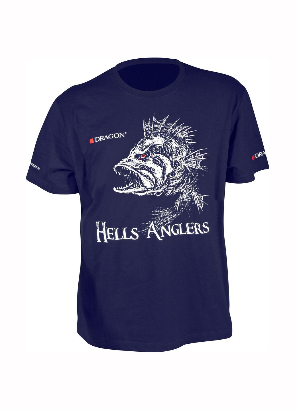 Сливовая футболка hells anglers рыба окунь dr-34. Dragon