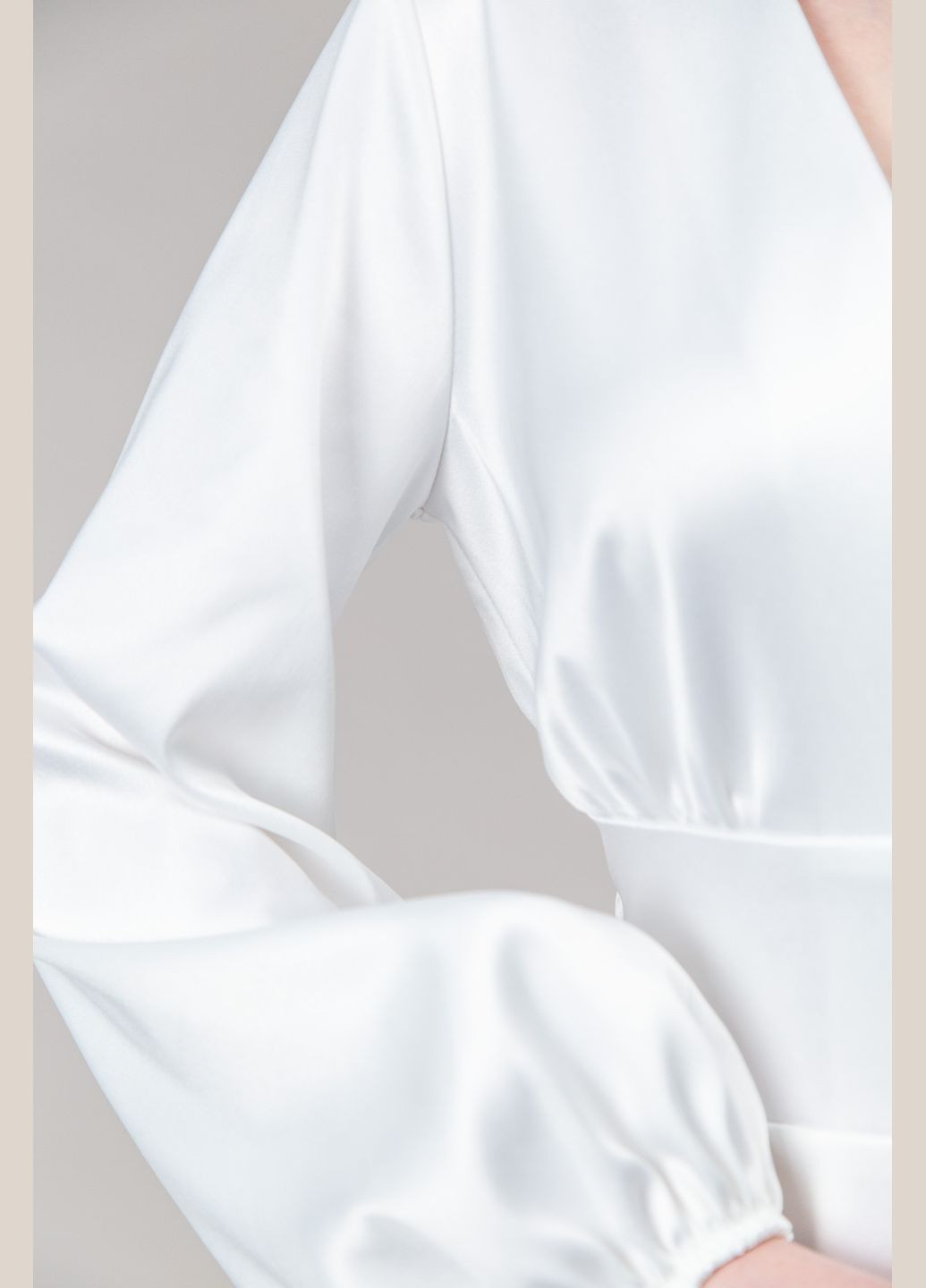 Молочна святковий плаття міді з гудзиками довгий рукав CHICLY однотонна