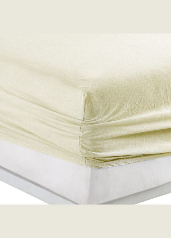 Простирадло 90х220 см.+25 см. трикотажне на резинці люкс Kayra (300584622)