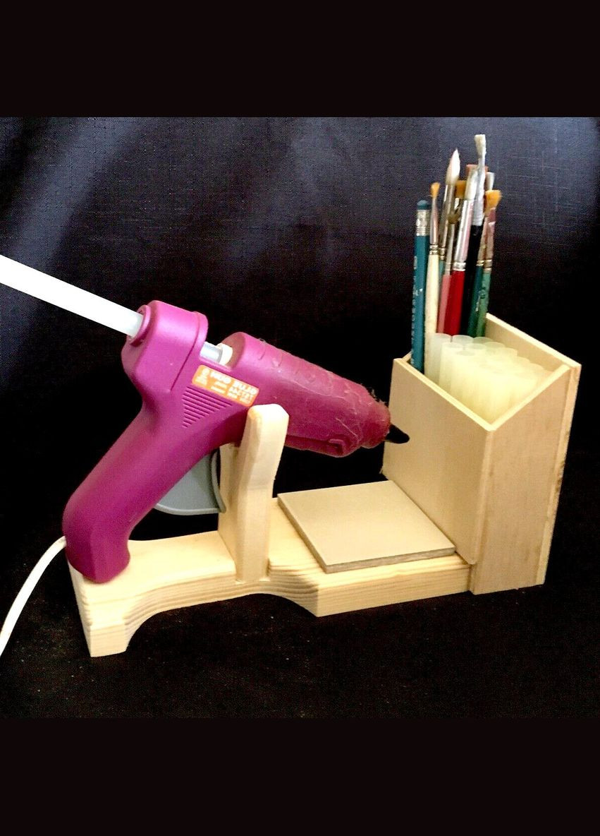 Підставка для клейового пістолета з дерева Селангор бланже (ОКП-000301) No Brand (328911961)