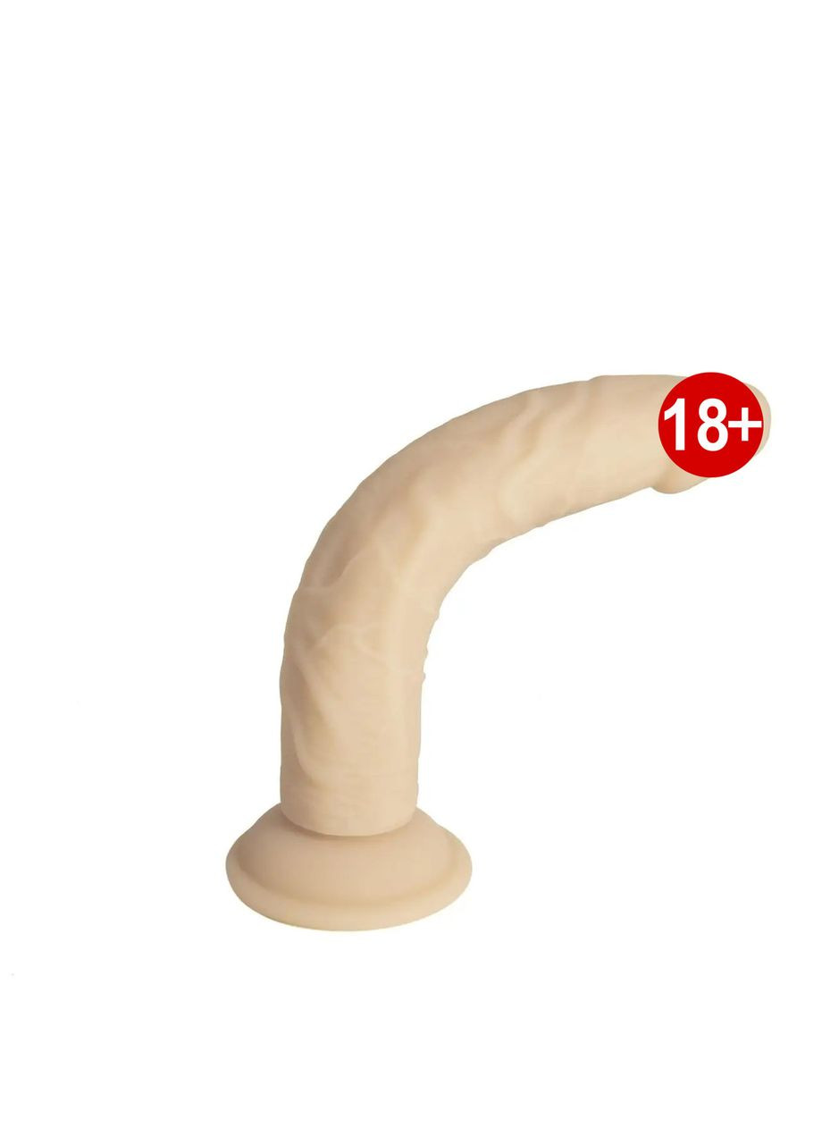 Фаллоимитатор Naked – 9” Silicone Dual Density Bendable Dildo - Vanilla ADDICTION (303903240)