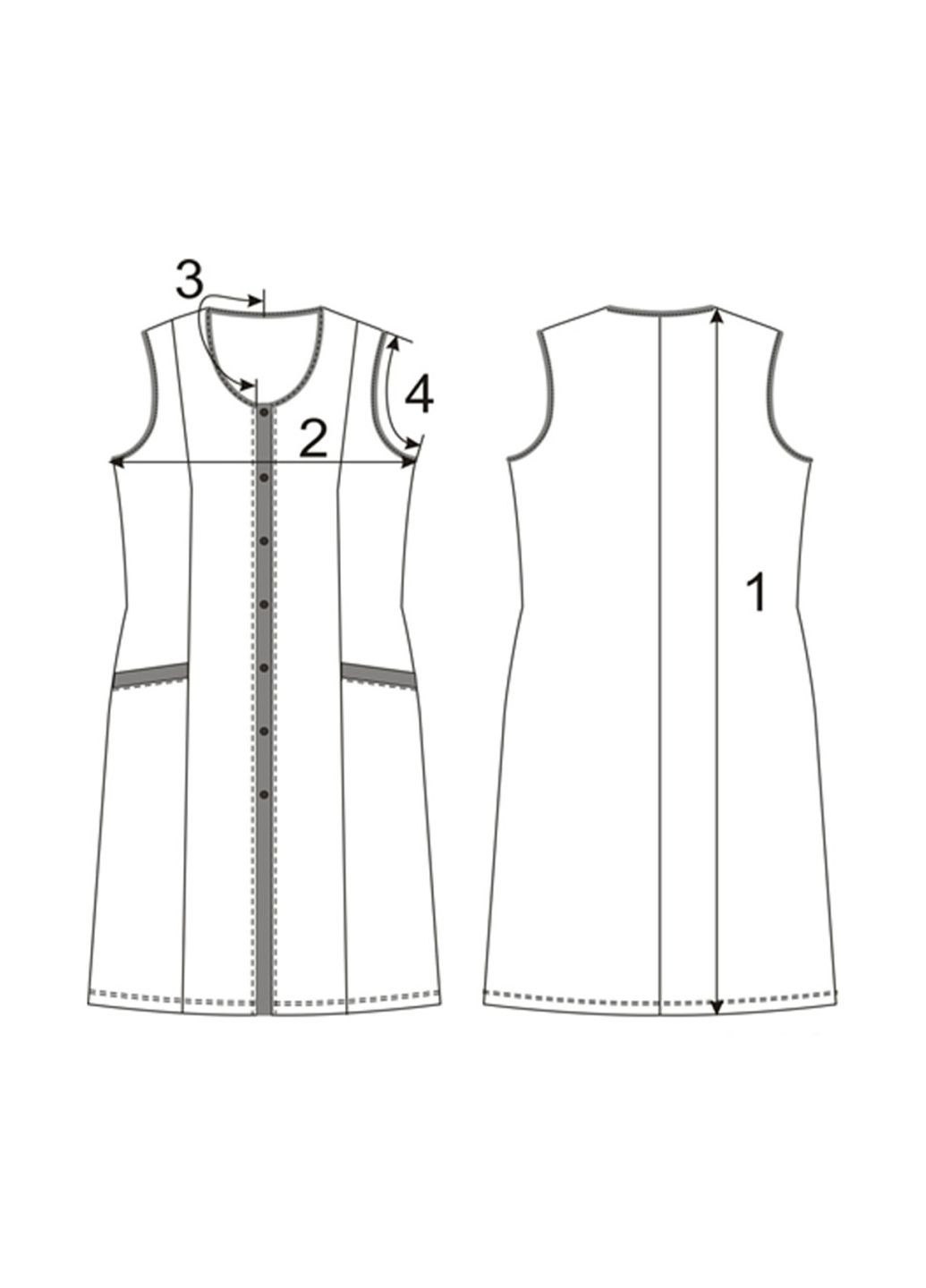 Халат трикотаж М.Ф-080 квіти на кавовому Ярослав (344450530)