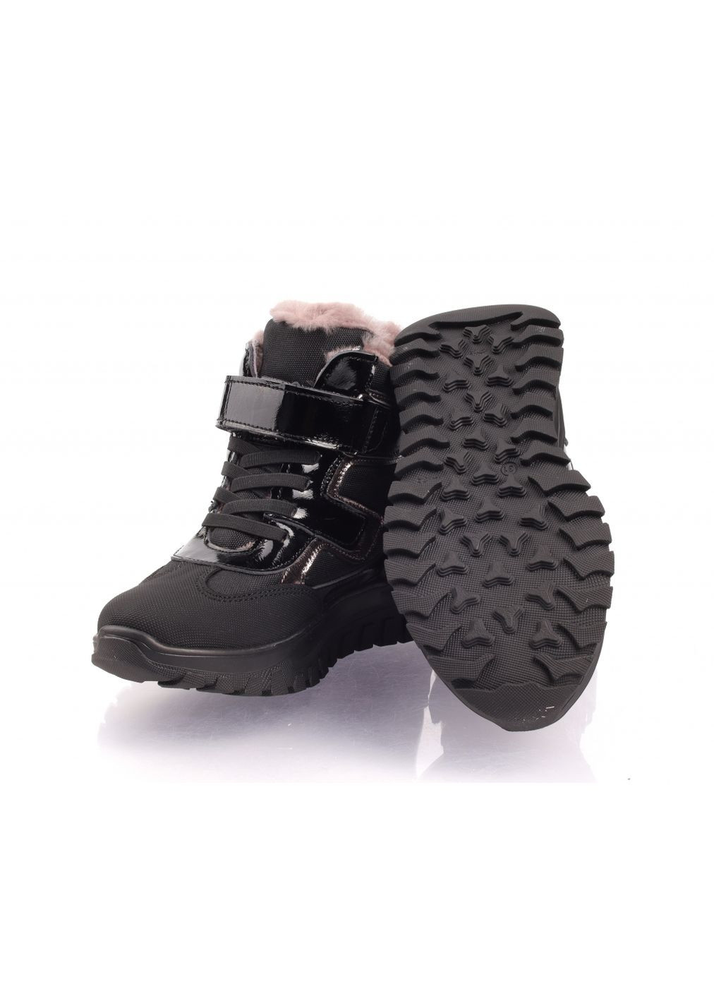Черевики зимові 3005 жіночі чорні, лак. Розмір Topitop (366875454)