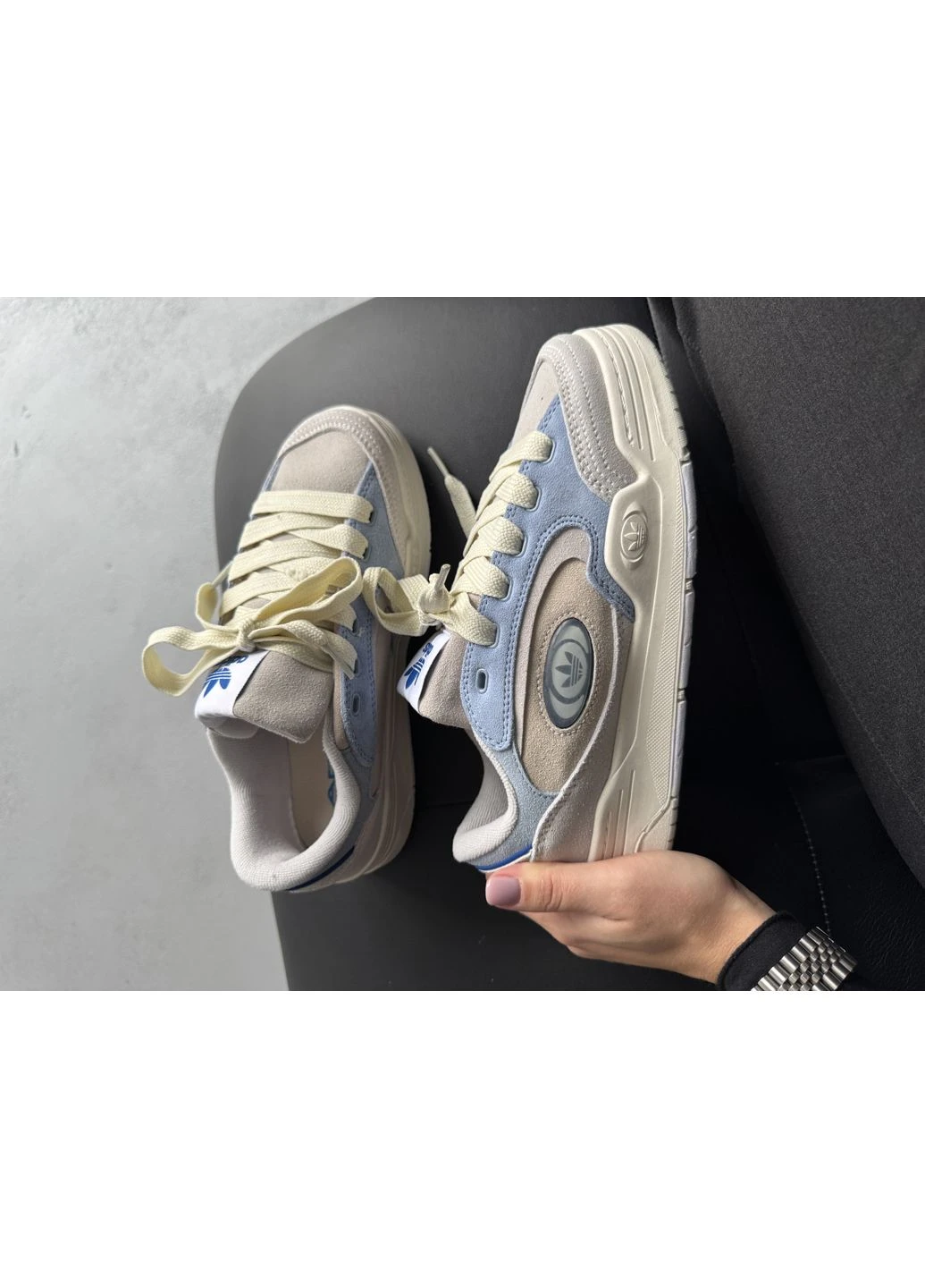 КРОСІВКИ ЖІНОЧІ ADIDAS ADI2000 BLUE/BEIGE АДІДАС АДІ 2000 СИНІ No Brand сині демісезони (391967238)