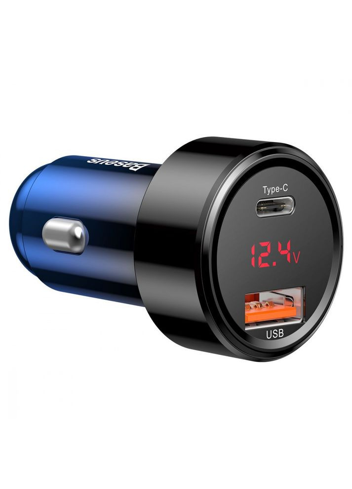 АЗП Magic Series Digital Display PD 3.0 QC 4.0+ 45W USB + Type-C black Baseus (365748957)