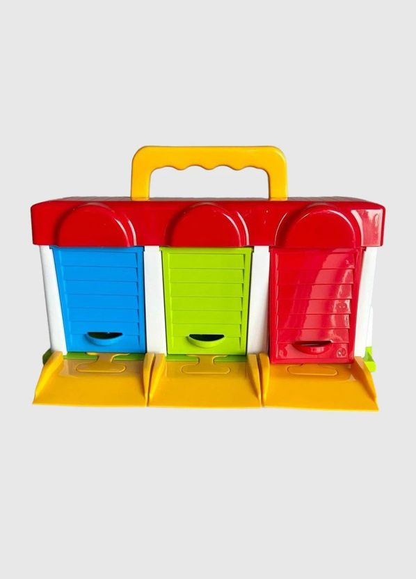 Детский гараж - чемодан 8416 с тремя машинками с пусковым механизмом. Technok Toys (327217421)