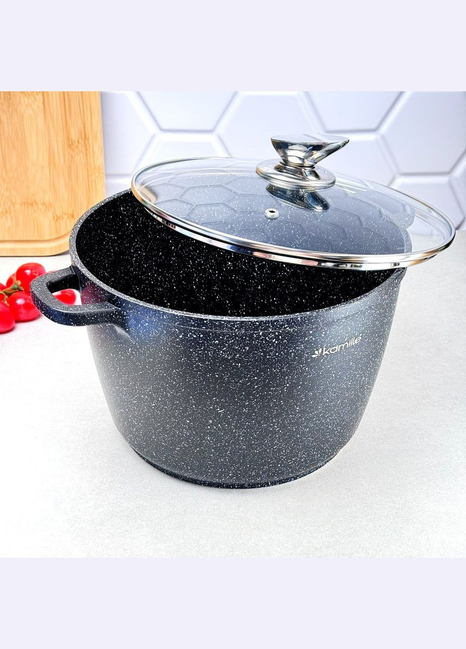 Каструля з антипригарним покриттям 6.2 л для всіх типів плит Kamille (311601788)