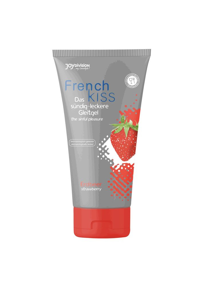 Оральный лубрикант - FrenchKiss Strawberry (клубника), Drive 75 мл JoyDivision (322184747)