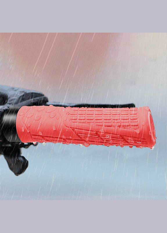 Грипсы велосипедные YP0804063 Red с двумя замками ручки на руль 9 шт. West Biking (336203131)