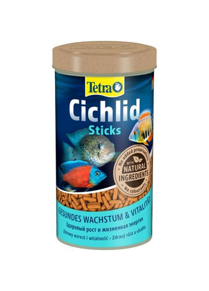 Корм Cichlid Sticks для рибок цихлід, 160 г (палички) Tetra (362701761)