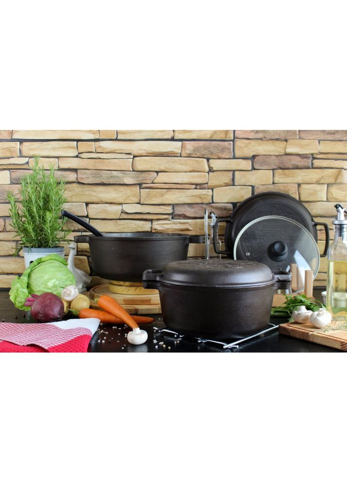 Каструля 4 л Black (P-4L-2) Brizoll (314765985)