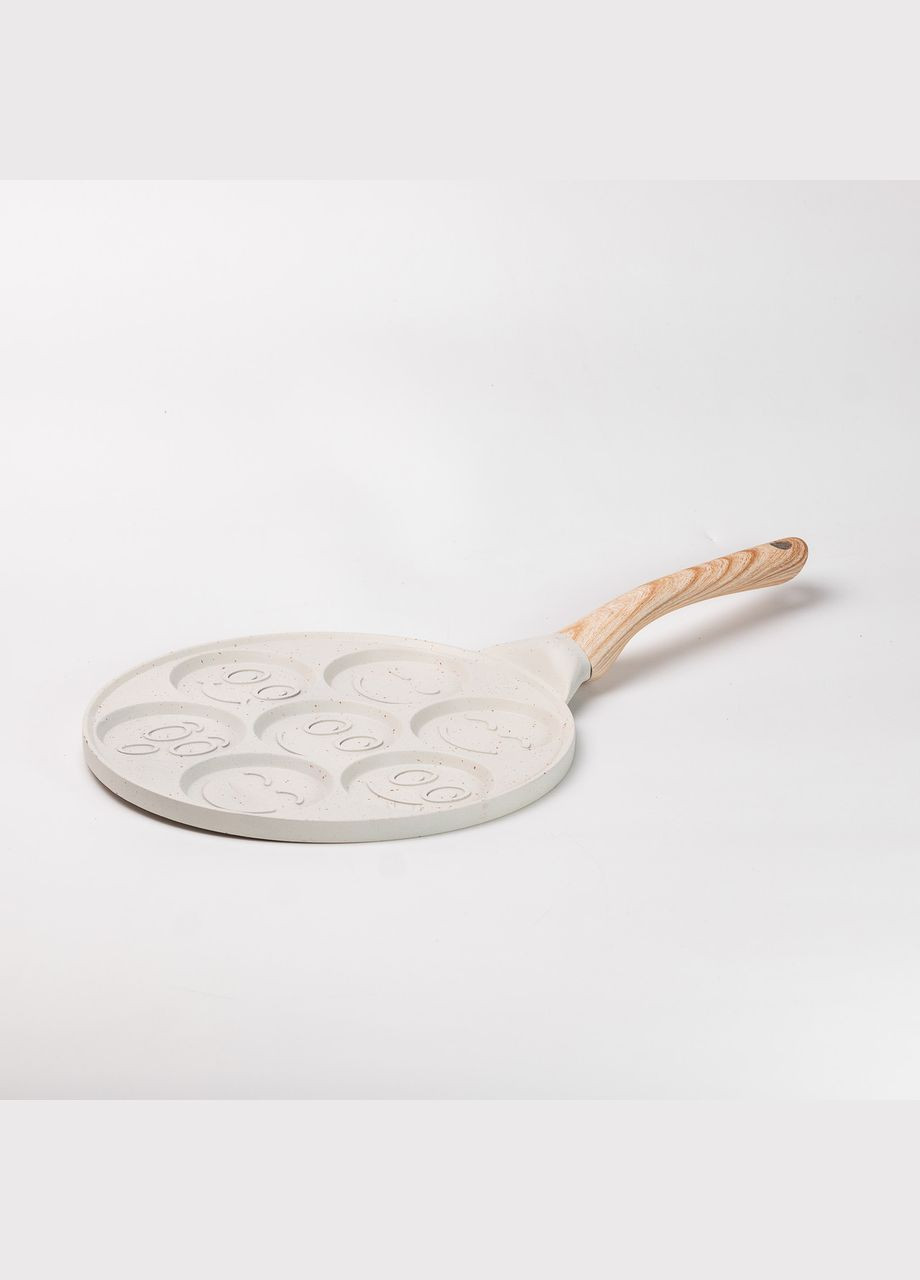 Сковорода зі смайликами на 7 секцій для млинців, оладок, яєць, сирників Breakfast (315636553)