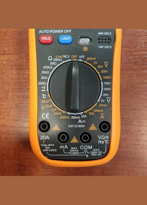 Цифровий Професійний мультиметр VC890C тестер вольтметр + термопара No Brand (323486632)