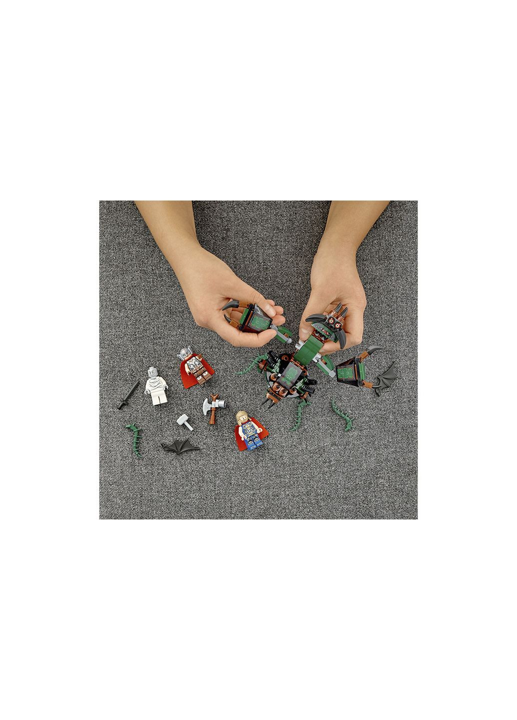 Super Heroes Marvel Атака на Новий Асгард 159 деталей (76207) Lego (304055680)