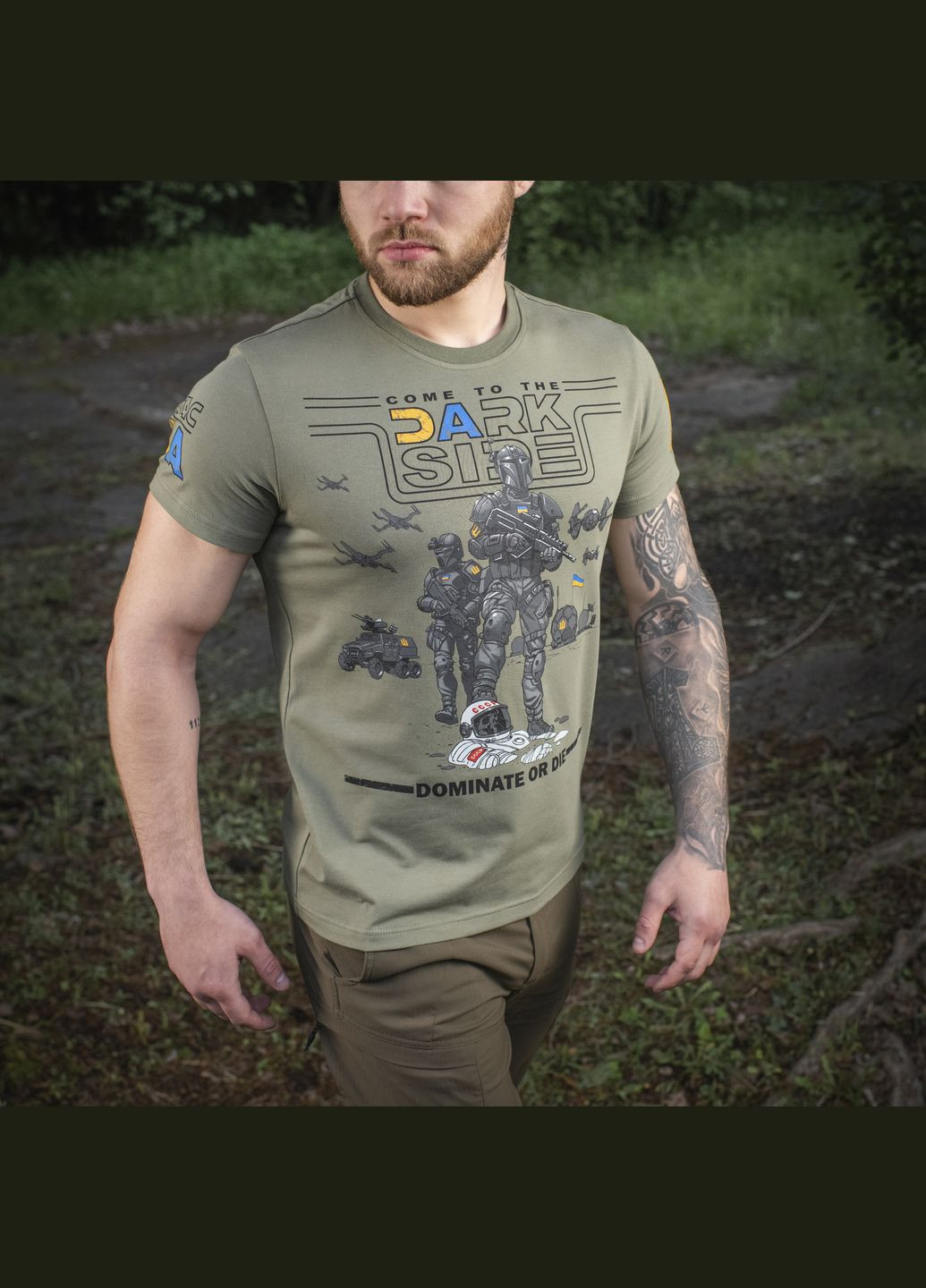 Футболка UA Side Light Olive ( ) M-TAC (303262021)