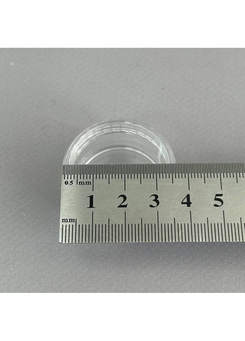 Баночка для зберігання Ø37 мм, h -19 мм, об'єм - 10 мл - прозора Plus-plus (354797714)