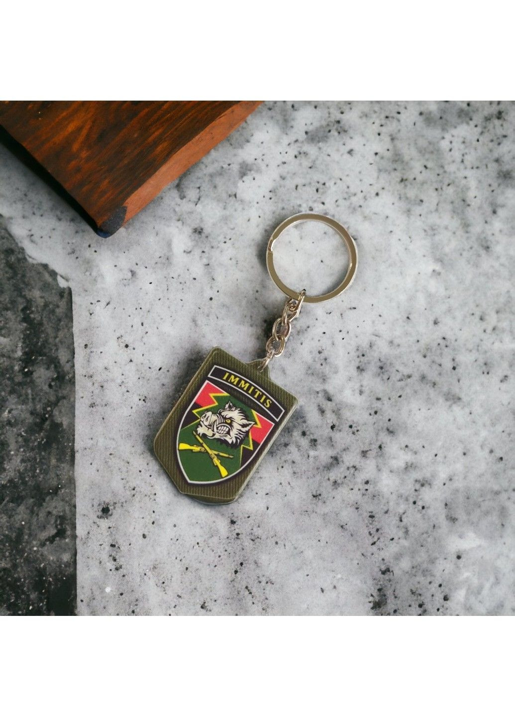 Брелок гумовий 71 окрема єгерська бригада No Brand (294613129)