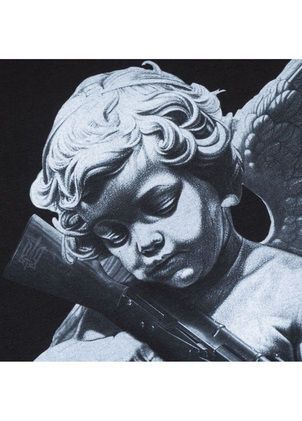 Футболка с рисунком Ангел Combat Black P1G (315822684)