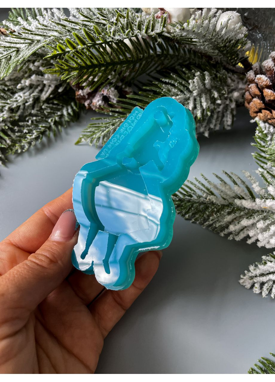 Молд Аліса в країні чудес форма для новорічних іграшок на ялинку силіконова форма для епоксидної смоли No Brand (370566890)