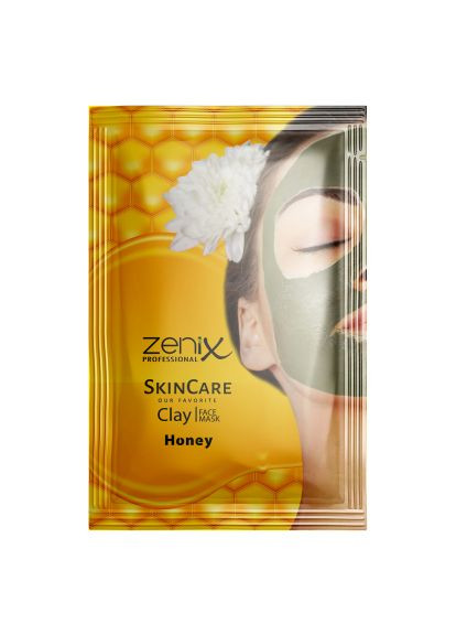 Глиняная маска для лица с ароматом меда, 20 г Zenix (280930632)