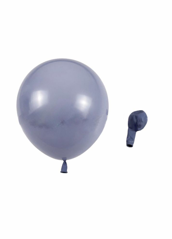 Шарики воздушные латексные цвета 017 пыльный синий 10 дюймов 100 шт. No Brand (345703865)