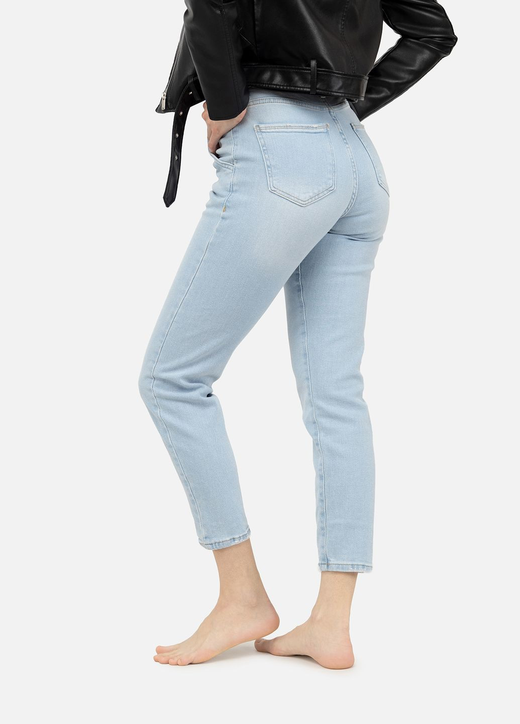 Женские джинсы balloon цвет голубой ЦБ-00247188 Yuki - (307362360)