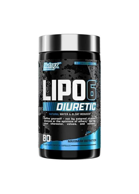 Жироспалювач Lipo-6 Diuretic, 80 капсул Nutrex Research (322737069)