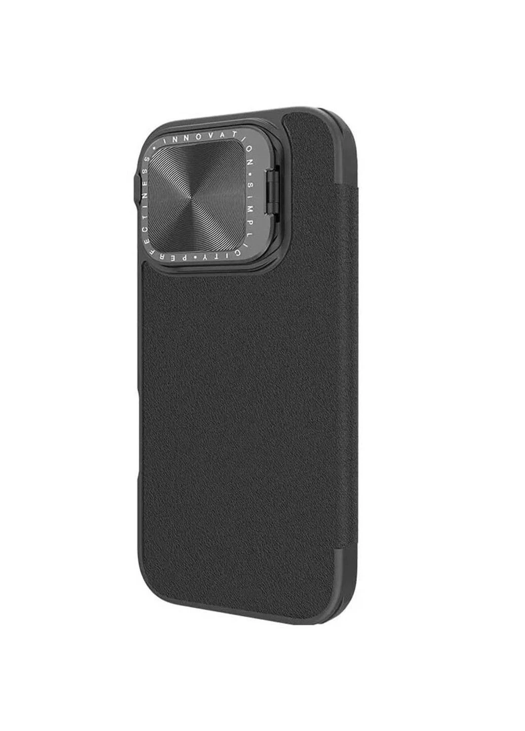 Шкіряний чохол-книжка Qin Prop Plain Camshield для Apple iPhone 16 Pro (6.3") Nillkin (389307950)