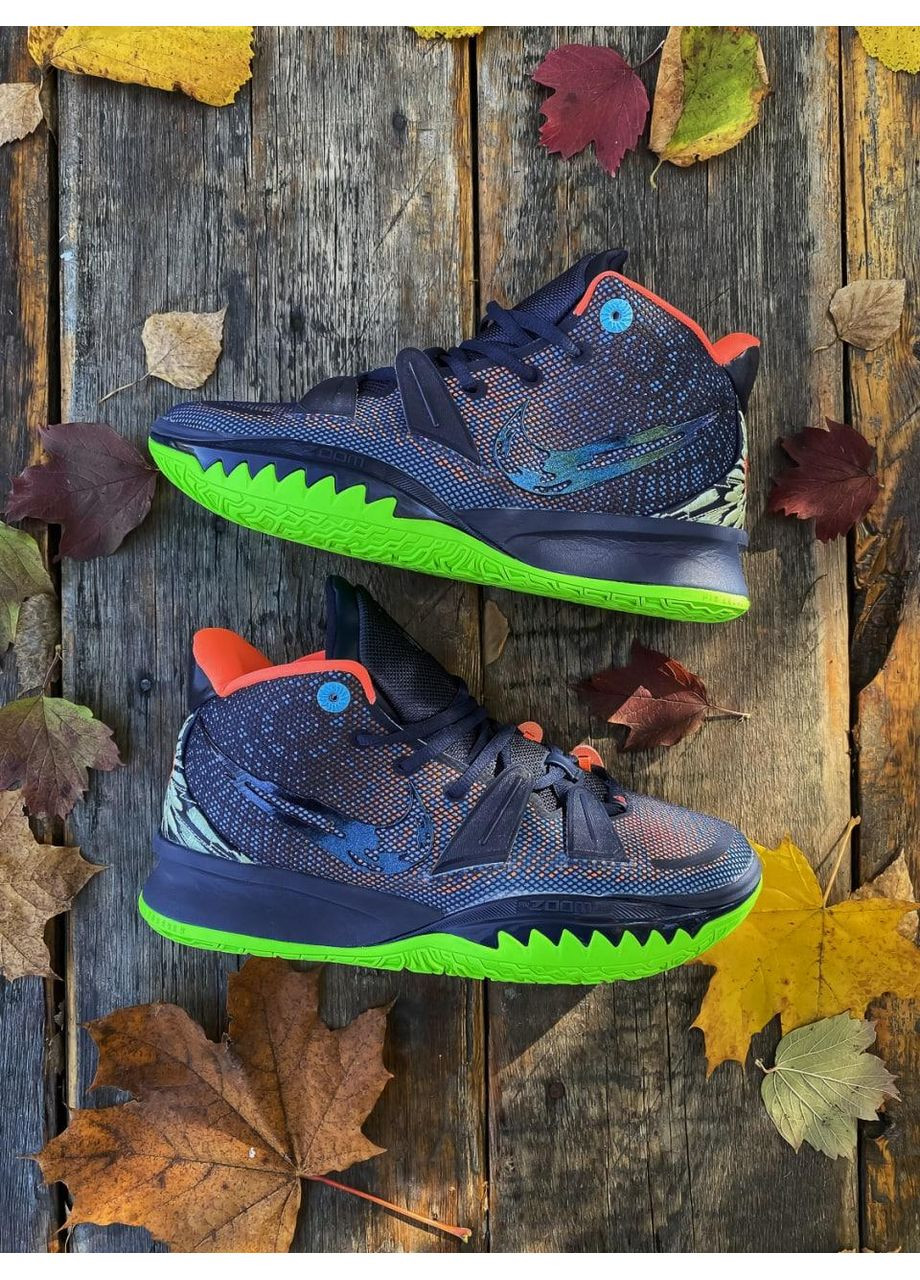 КРОССОВКИ ЖЕНСКИЕ NIKE KYRIE 7 ANIME НАЙК КАЙРИ No Brand чёрные демисезоны (368867356)