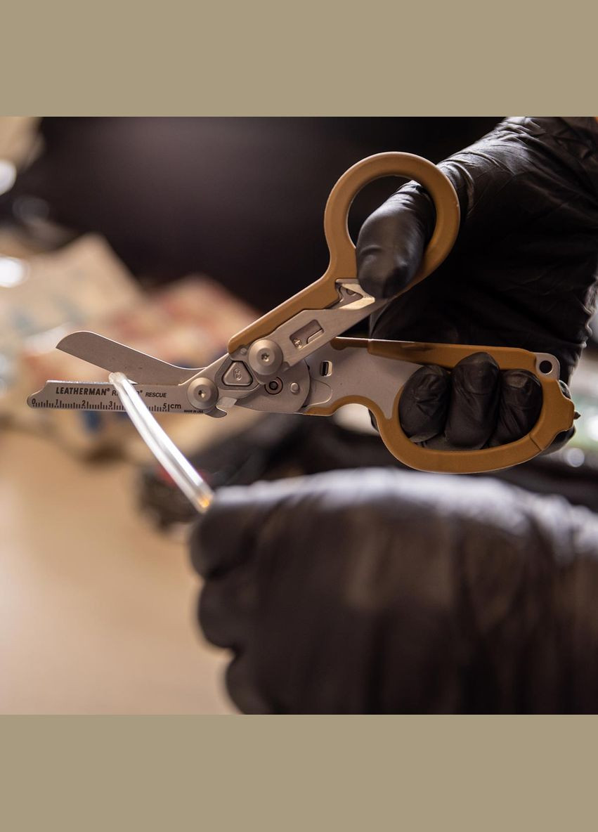 Мультитул Raptor Rescue Brown 6 Інструментів з Кобурою (832809) Leatherman (342967077)