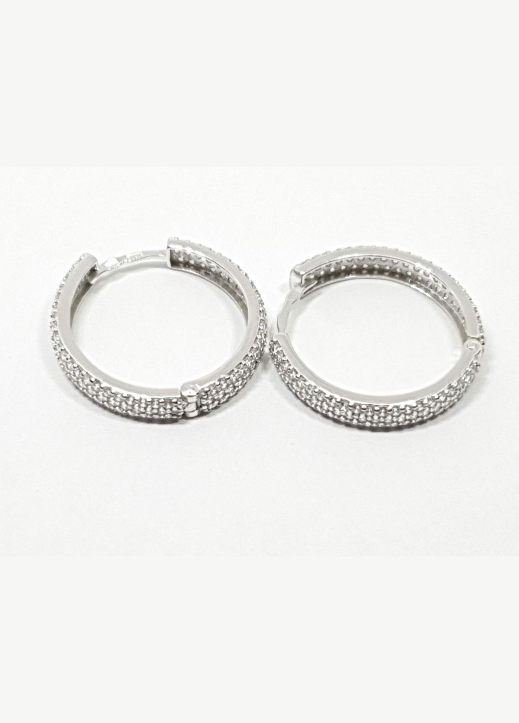 Срібні сережки з фіанітами. 3311.1С Dear (300078232)