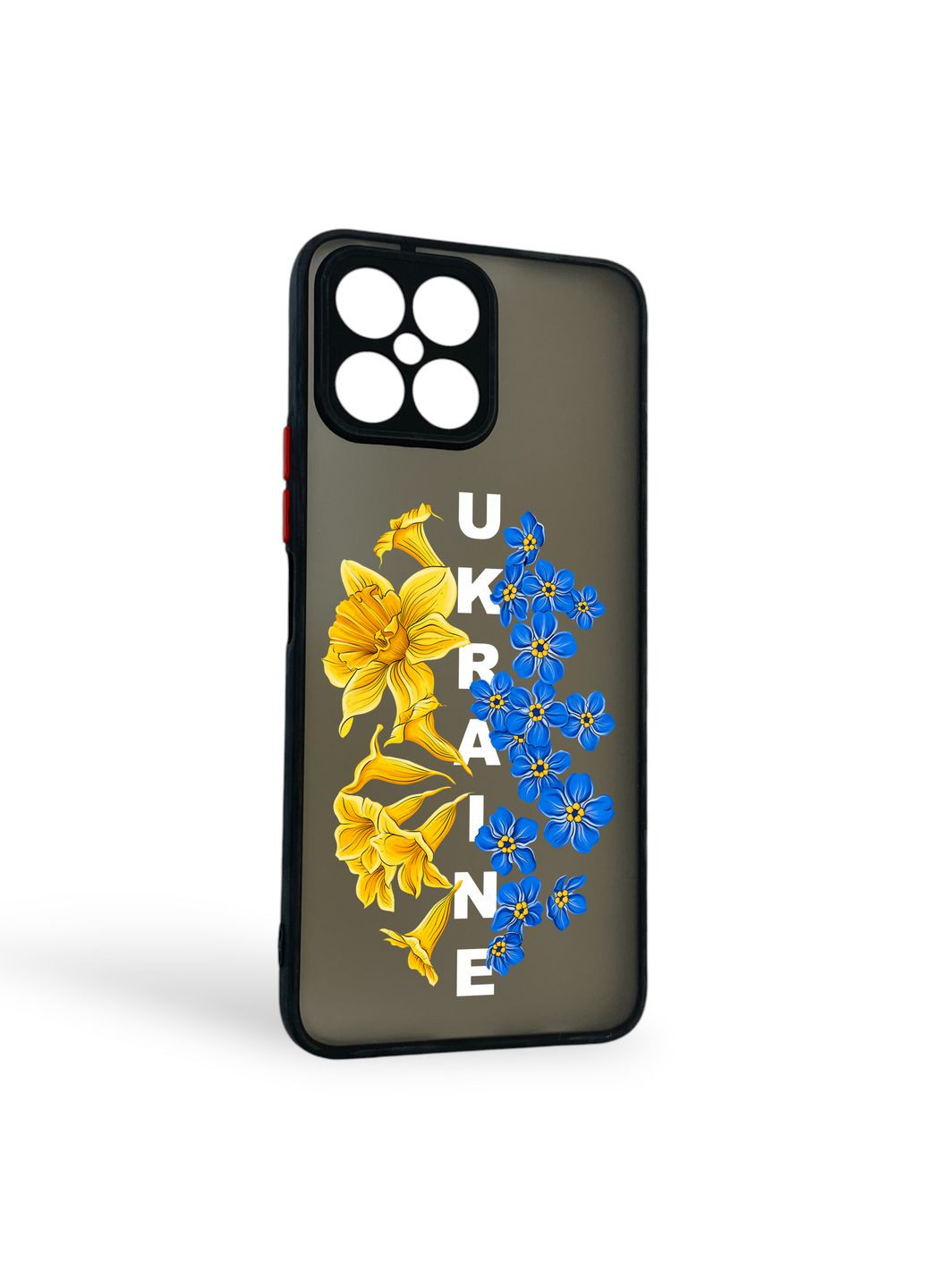 Чехол для телефона Huawei X8 4G с 3D принтом патриотическим с высокими бортами на хонор х8 черный Honor (366387180)